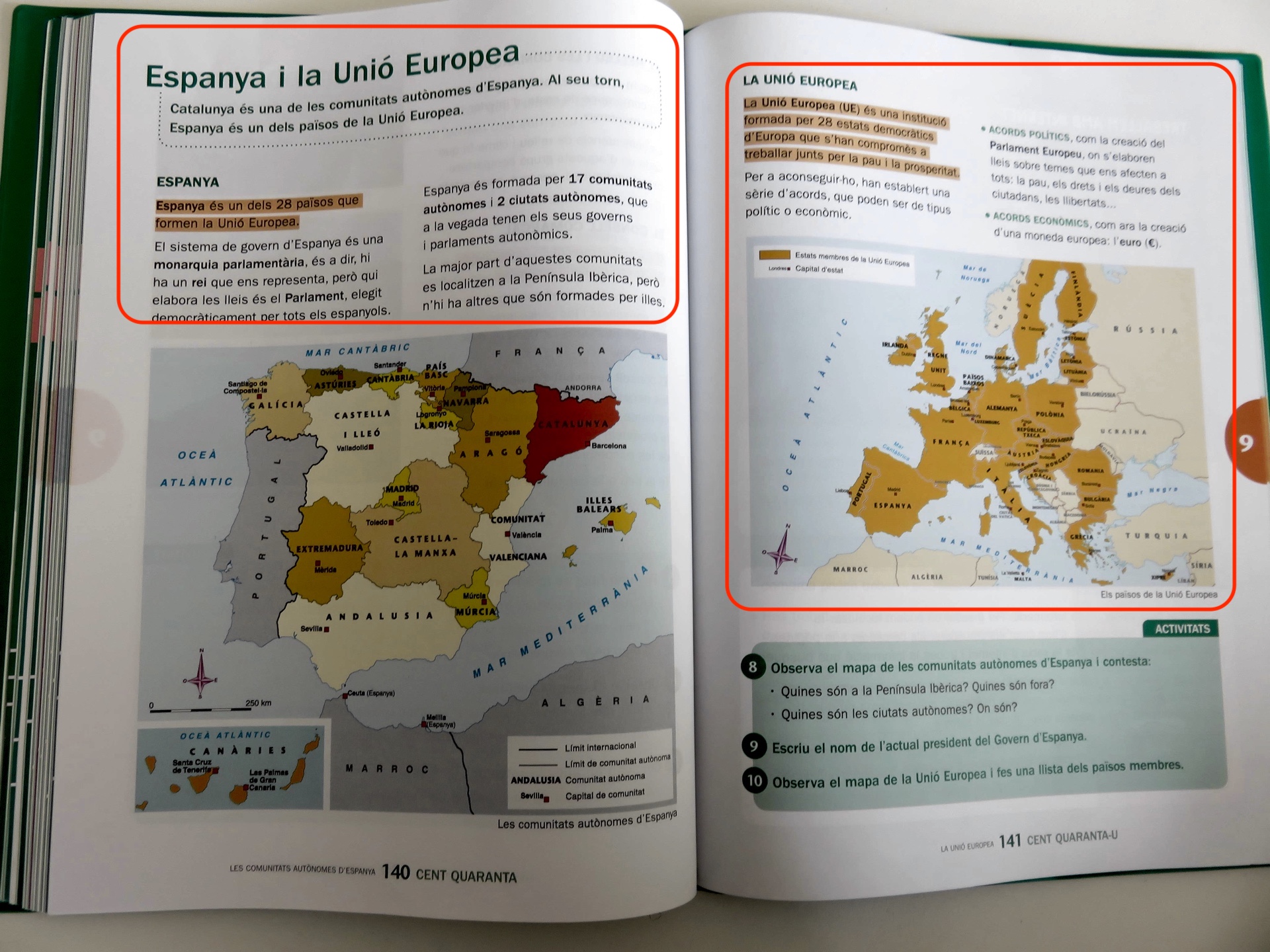 Не, Испания не отсъства от каталунските учебници